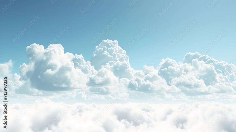 Peaceful Sky: Nature's Calm Weather Painting Peaceful Sky: Nature's Calm Weather Painting