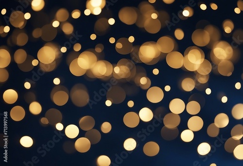 Blurred bokeh light background Christmas and New Year holidays background Christmas Golden light shi