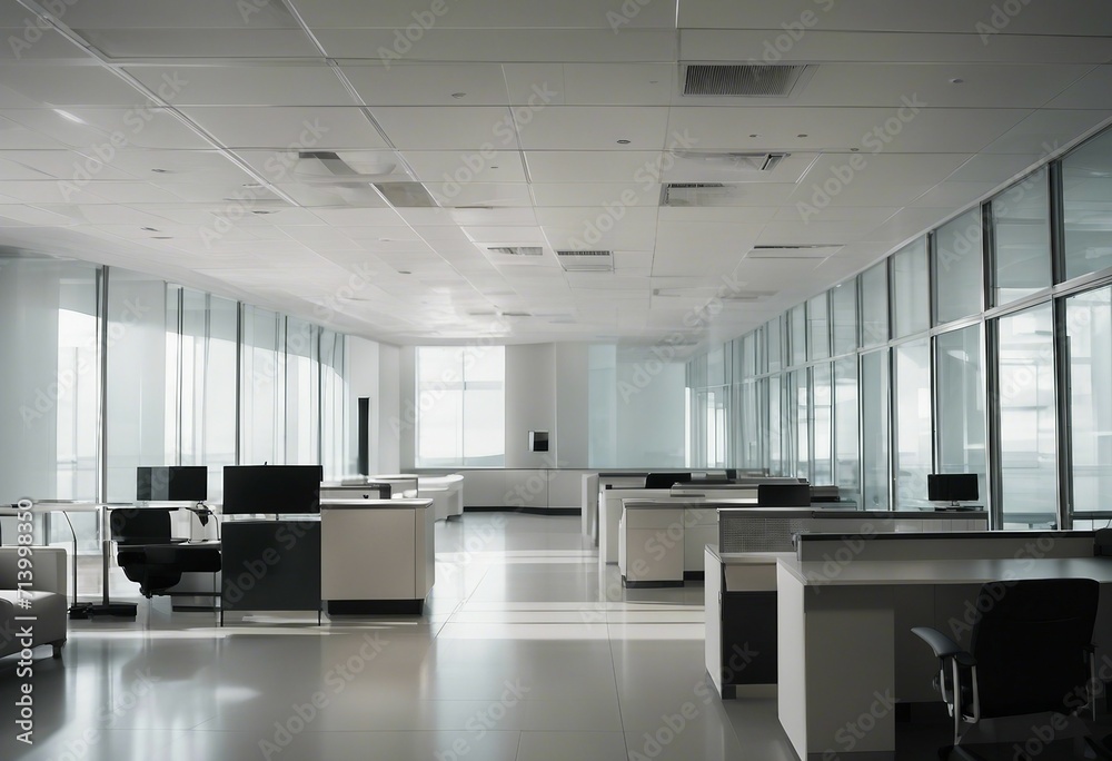 White Blur office building healthcare clinic hospital or school background interior view looking out White Blur office building healthcare clinic hospital or school background interior view looking out