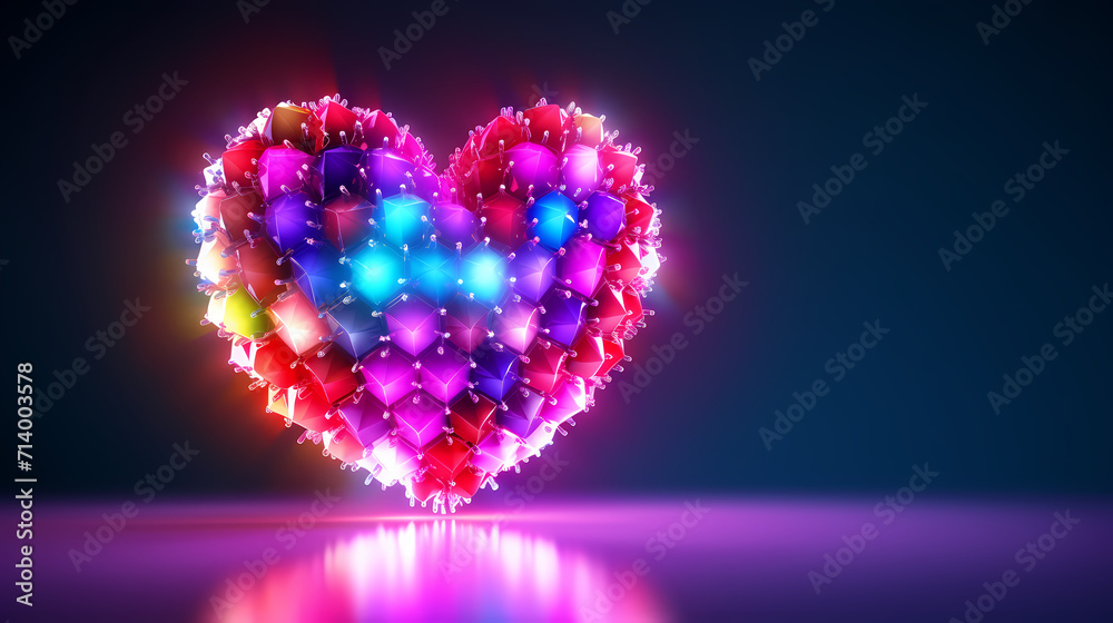 Romantic heart-shaped Valentine's Day background, symbolizing Valentine's Day, wedding, love Romantic heart-shaped Valentine's Day background, symbolizing Valentine's Day, wedding, love