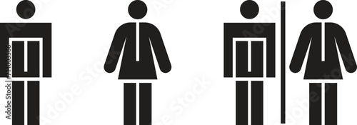 Sanitary symbol. Toilet icon vector. Trendy sanitary icon design. WC