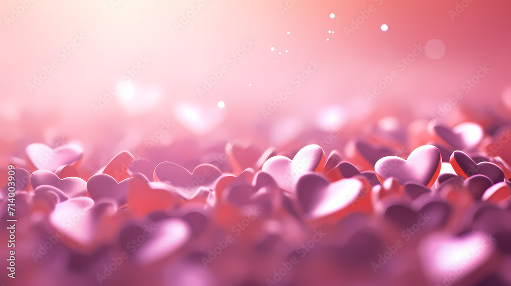 Romantic heart-shaped Valentine's Day background, symbolizing Valentine's Day, wedding, love