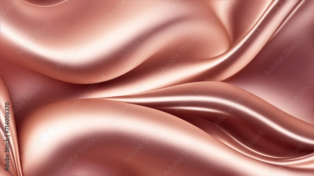 Soft pastel brown shiny satin silk swirl wave background Soft pastel brown shiny satin silk swirl wave background