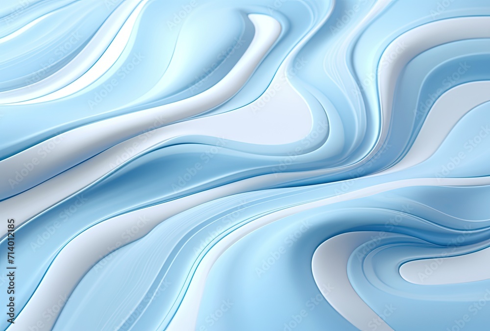 Artistic smears of creamy cosmetic texture on a blue background, creating an aesthetically pleasing visual. Artistic smears of creamy cosmetic texture on a blue background, creating an aesthetically pleasing visual.