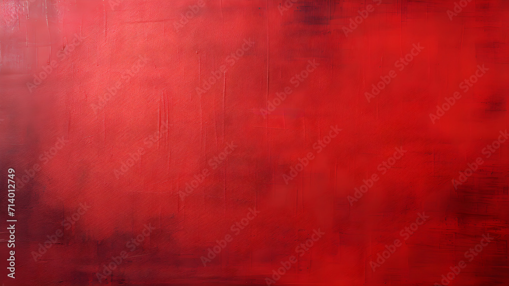 The harmony of the red background: the illustrative skill and brightness of the composition is created by AI The harmony of the red background: the illustrative skill and brightness of the composition is created by AI