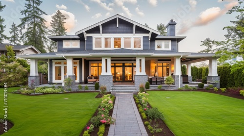 New luxury home with large porch © Media Srock