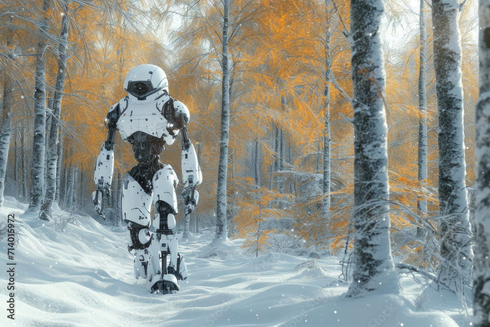 Polar Mechanism: Winter Journey of a Fantasy Robot