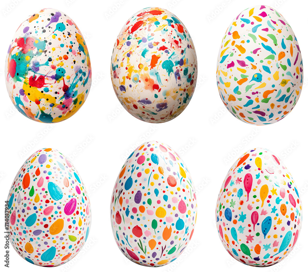 Set of Colourful eggs #03 cutout on transparent background. Easter day. Mockup advertisement. product presentation. banner, poster, card, t shirt, sticker. Set of Colourful eggs #03 cutout on transparent background. Easter day. Mockup advertisement. product presentation. banner, poster, card, t shirt, sticker.