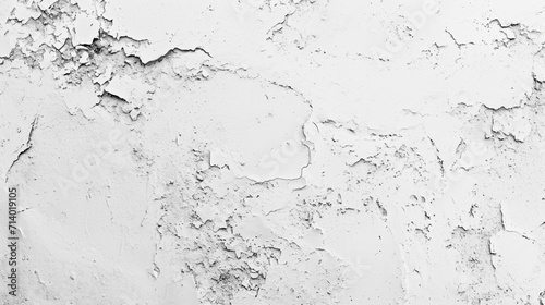 White concrete wall as background, white cement or stone old texture as a retro pattern wall plaster and scratches, white and black cement texture for background. © Alizeh