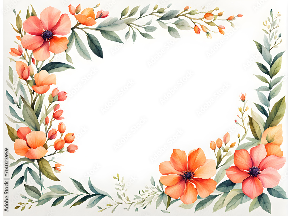 mini-floral-frame-in-minimalist-style-watercolor-illustration-no-background-sharp-focus-intricat