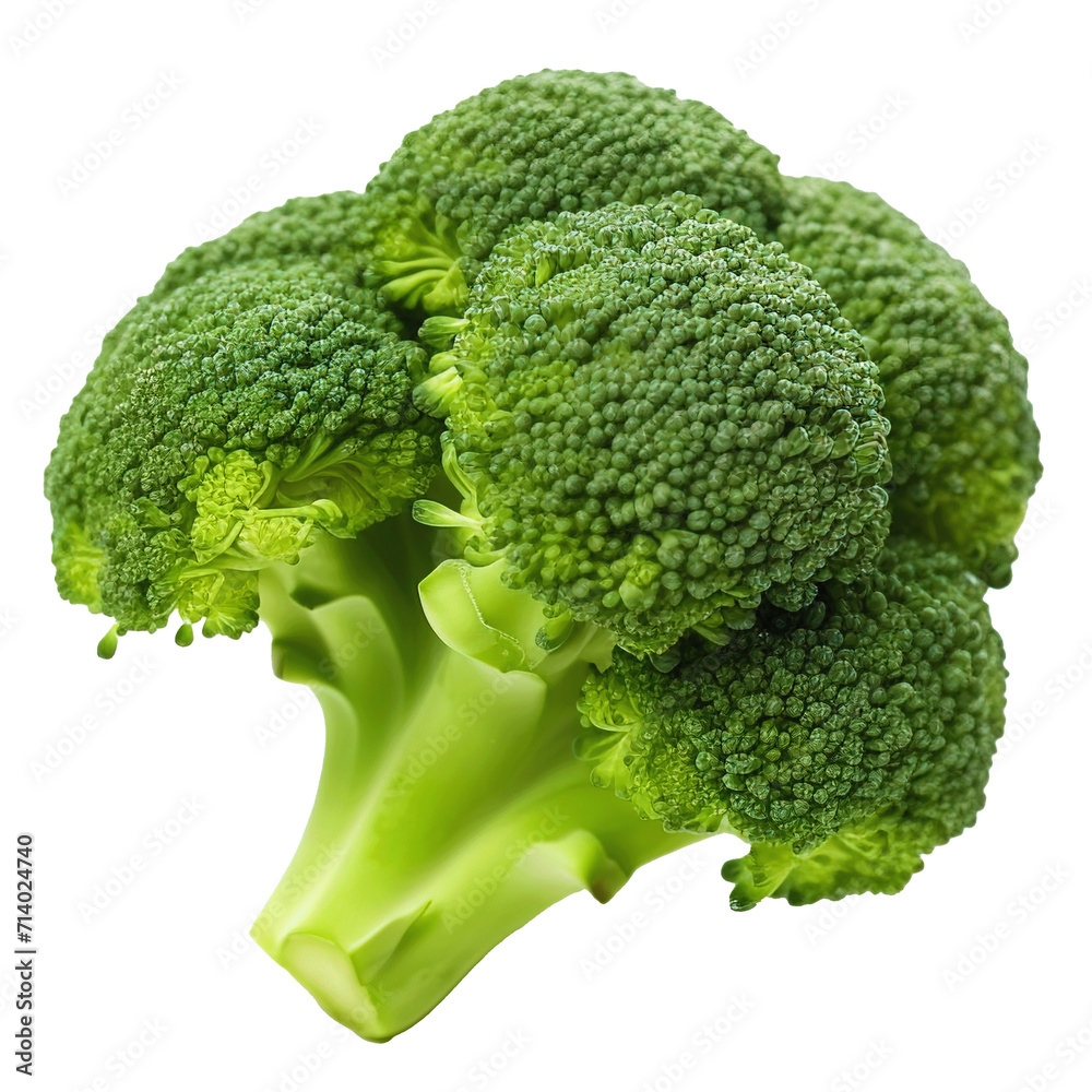 broccoli isolated on white or transparent background broccoli isolated on white or transparent background