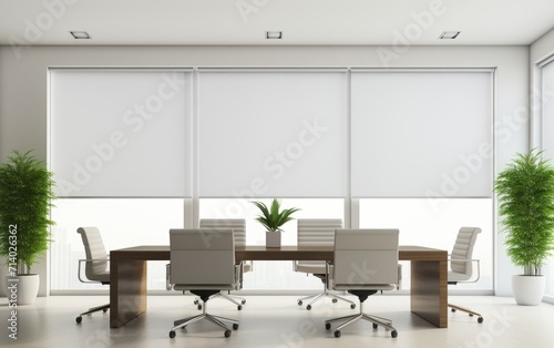 Enhancing Office Interiors with Solar Shades Curtains