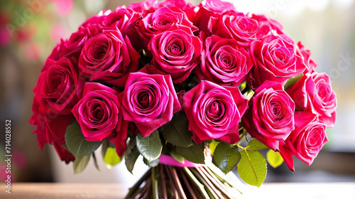 bouquet of pink roses