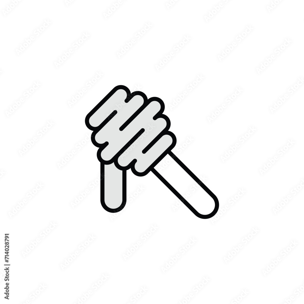 Honey icon design with white background stock illustration Honey icon design with white background stock illustration