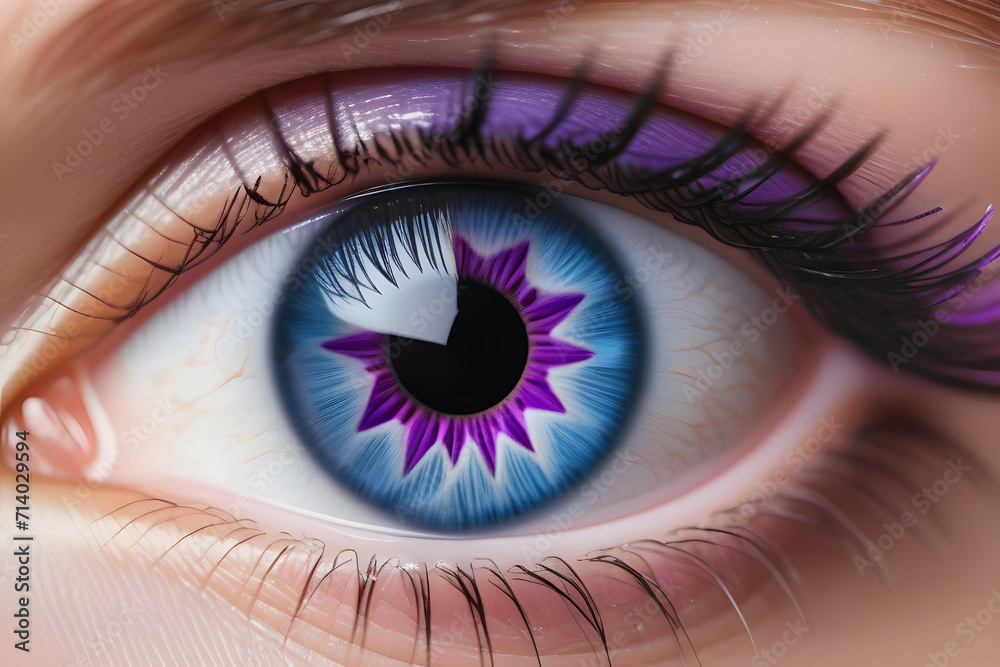 Fototapeta premium close up of eye. 