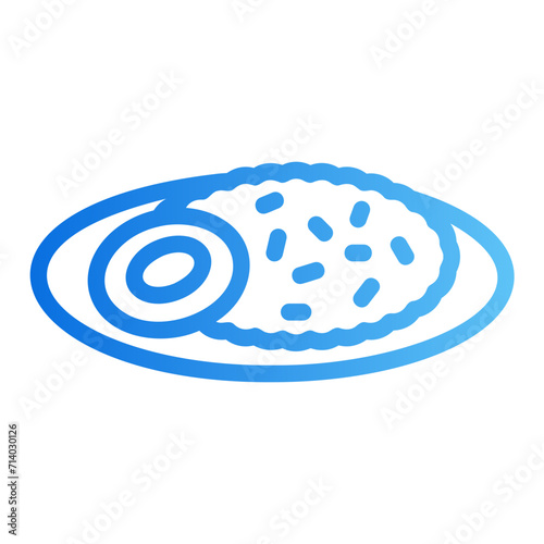 fired rice gradient icon