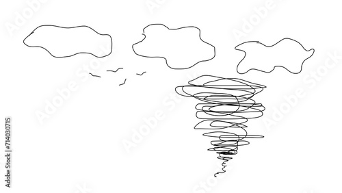 hand pencil lines	