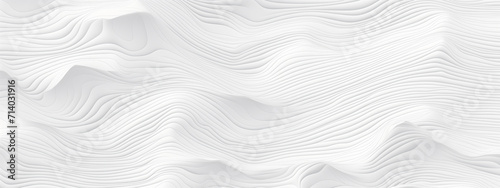 Abstract White Background with Waves