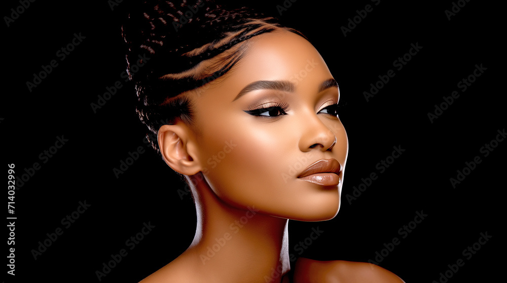 Fototapeta premium Portrait of an Elegant African American Woman