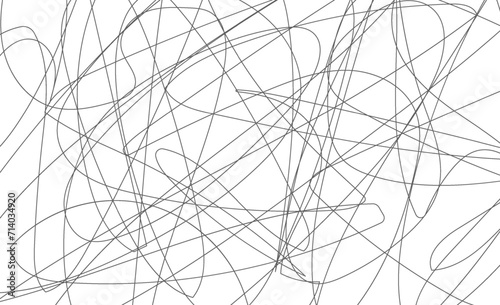 Marker drawn scribble vector. Childish drawing. Hand draws calligraphy swirls. Curly brush strokes, marker scrawls as graphic design elements. Doodle background