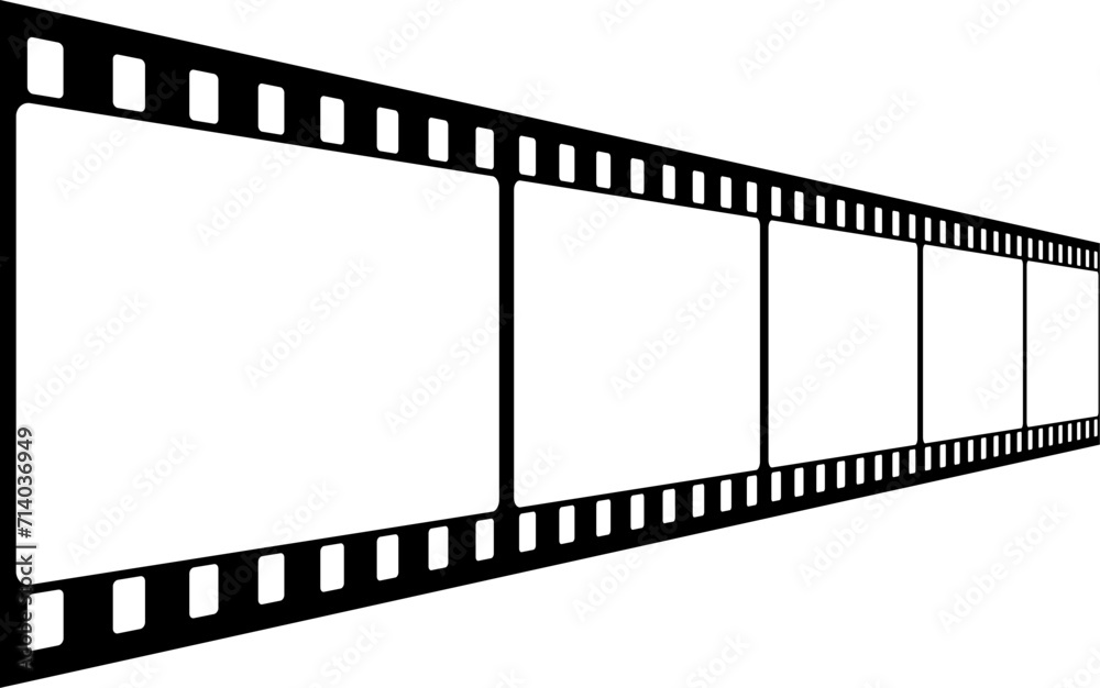 Obraz premium Old vintage film strip for cinema.