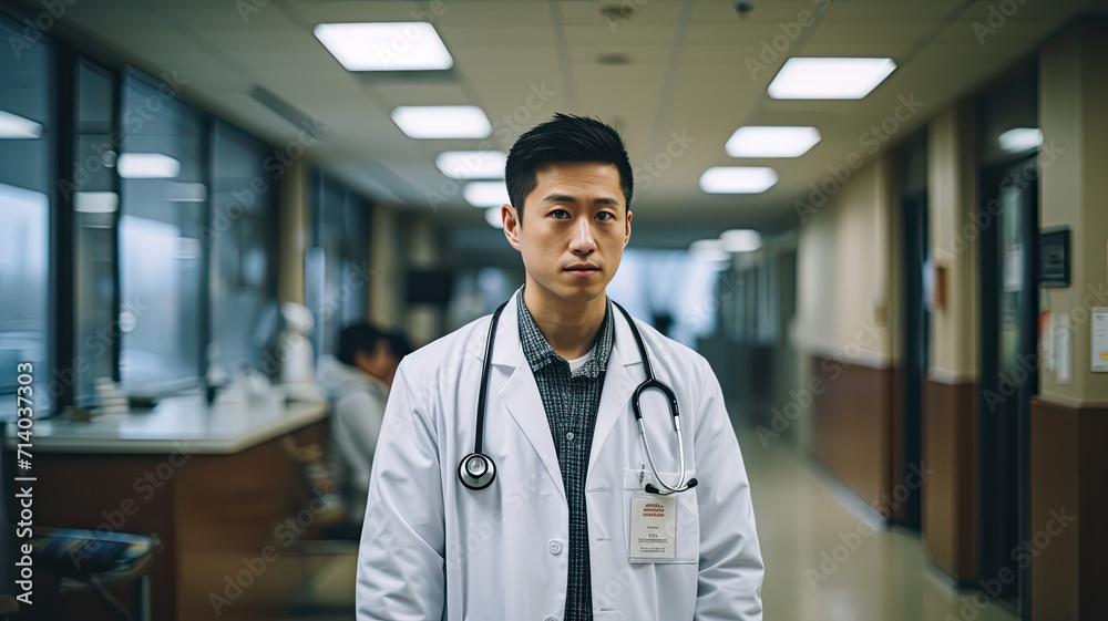 Dedicated Doctor on Duty in a Hospital Setting Dedicated Doctor on Duty in a Hospital Setting