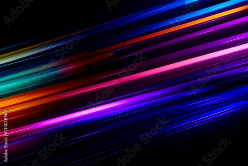 Futuristic Sci Fi Modern Neon Gradient Glowing Rectangle Frame for Banner on Dark Empty Grunge Concrete Brick Background