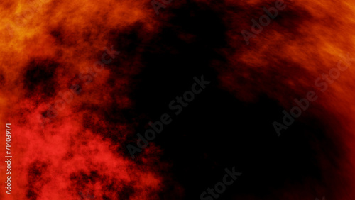 red smoke on black background.horror sky background fantasy style