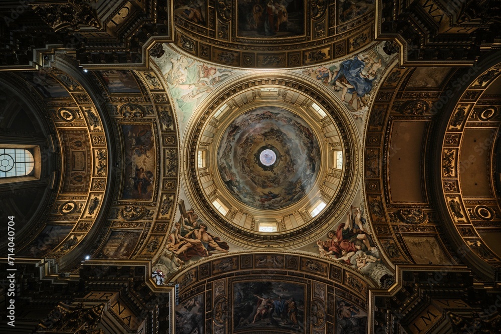 Dome of the Church of Sant'Andrea della Valle, Rome, Italy