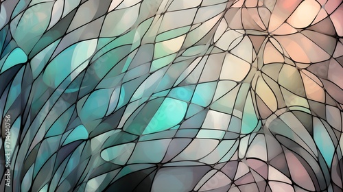abstract background of stained glass