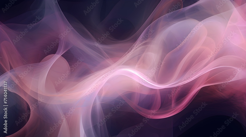 dark soft abstract background with smoke pink