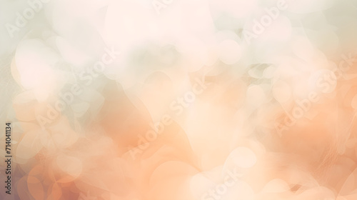 light soft peach abstract background with bokeh