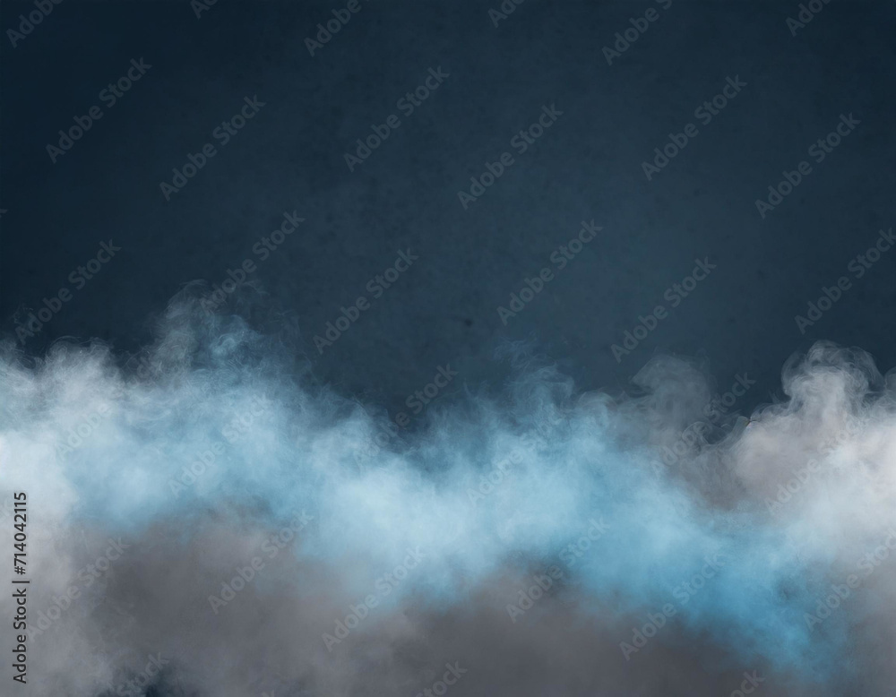 Infinite Nebula: Blue-Gray Fog Expands into the Dark Unknown Infinite Nebula: Blue-Gray Fog Expands into the Dark Unknown