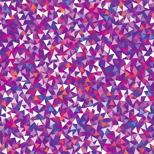 Seamless pattern with Triangle geometric on white background. Vector illustration.