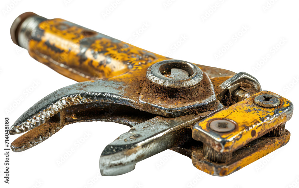 Tough Crimping Tool on Transparent Background Tough Crimping Tool on Transparent Background
