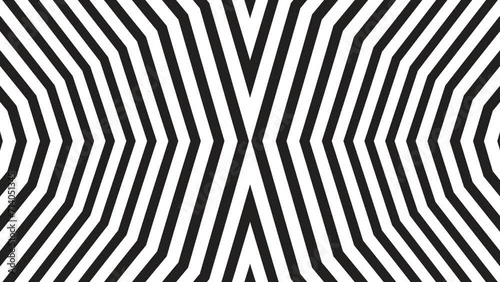 Black and White visualisation concept. endless looped video 4K Seamless Background Animation. Black and white graphics. Seamless looping animation footage.