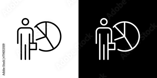 ビジネスのグラフアイコン
