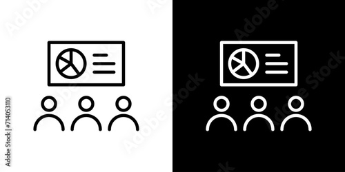 ビジネスのグラフアイコン