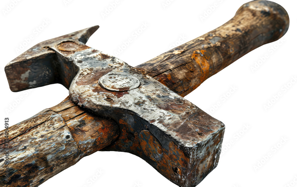 Tough Sturdy Crowbar on Transparent Background Tough Sturdy Crowbar on Transparent Background
