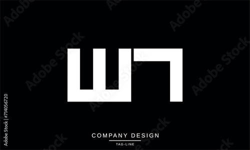 WN, NW, Abstract Letters Logo Monogram