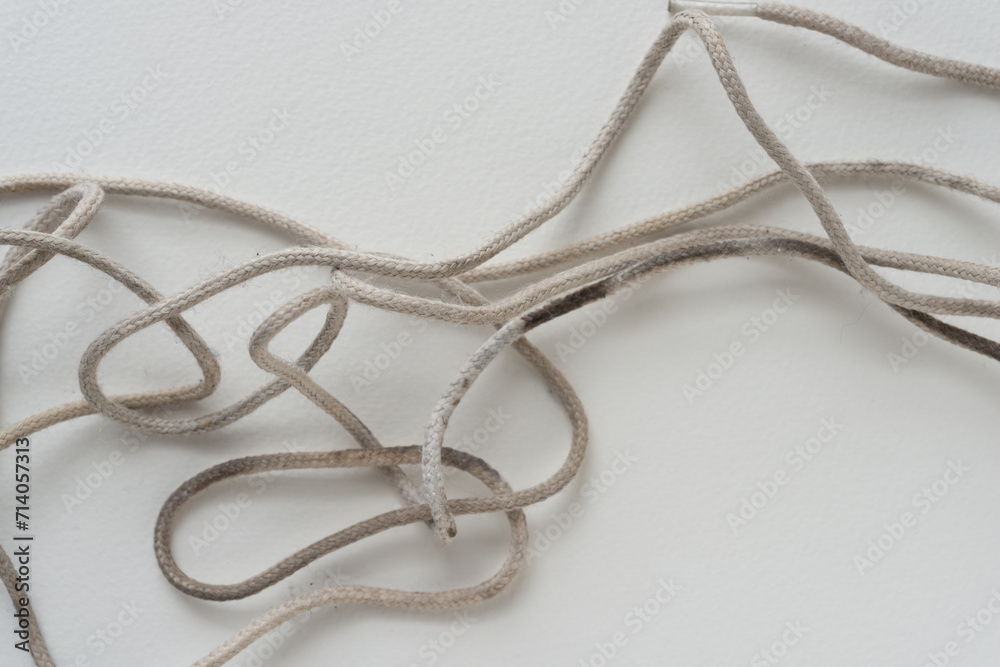 grungy shoe laces on paper grungy shoe laces on paper