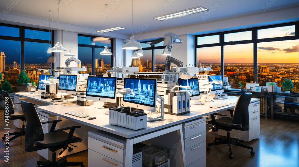 High-Tech Control Room: Monitoring and Creativity in a Modern Industrial Environment. High-Tech Control Room: Monitoring and Creativity in a Modern Industrial Environment.