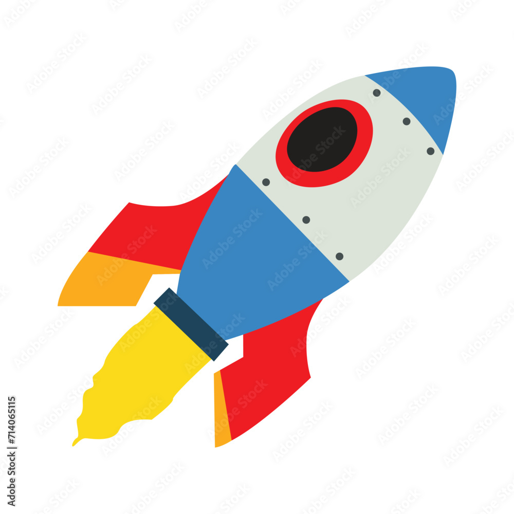 Rocket emoji vector illustration Rocket emoji vector illustration