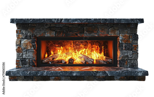 Cozy Electric Heater on Transparent Background