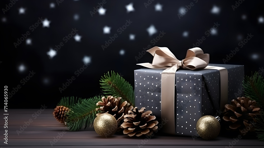 A magical gift: a bright surprise and a festive mood created by AI A magical gift: a bright surprise and a festive mood created by AI