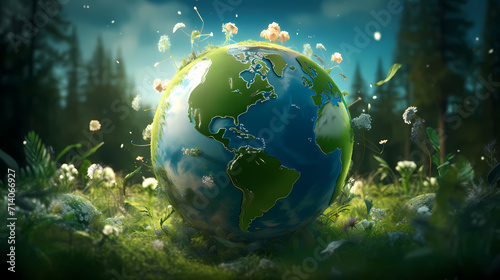 World environment day concept ecology protection environment  environmental protection background