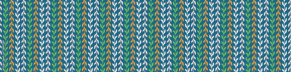 Trendy vector floral pattern with organic botanical shapes border. Modern bold summer flower print, ribbon design in scandi style. Trendy vector floral pattern with organic botanical shapes border. Modern bold summer flower print, ribbon design in scandi style.