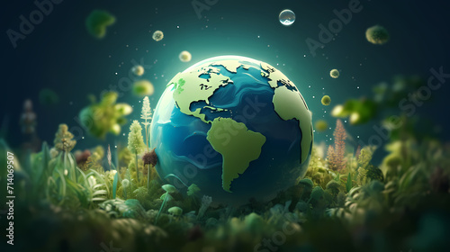 World environment day concept ecology protection environment, environmental protection background