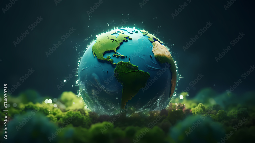 World environment day concept ecology protection environment, environmental protection background