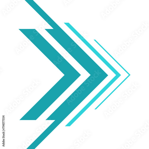 Hud arrows futuristic